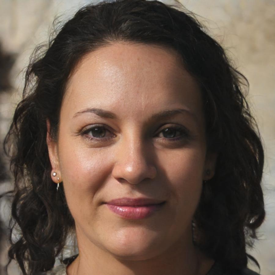 Lisa K. am Arbeitsplatz
